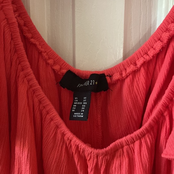 Forever 21 Plus Size Crop Top Off The Shoulder - Picture 3 of 6